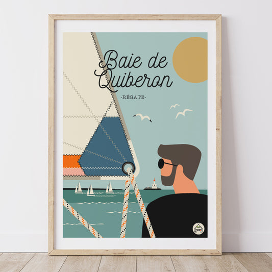 Affiche QUIBERON - Régate