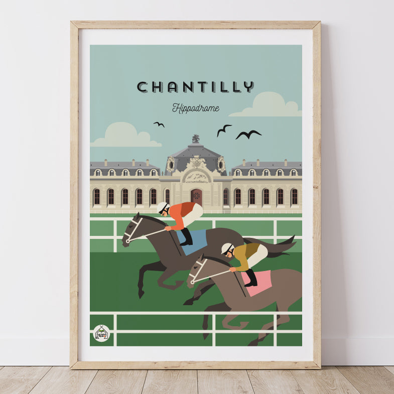 Affiche CHANTILLY - Hippodrome