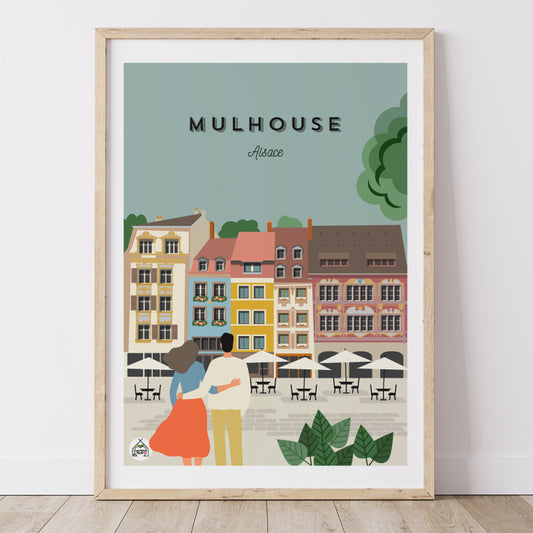 Affiche MULHOUSE - Alsace