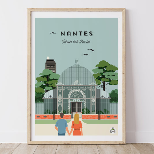 Affiche NANTES - Jardin des Plantes