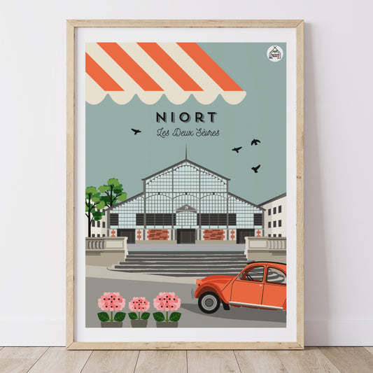 Affiche NIORT - Les Deux Sèvres