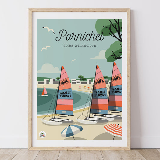 Affiche PORNICHET - Loire Atlantique