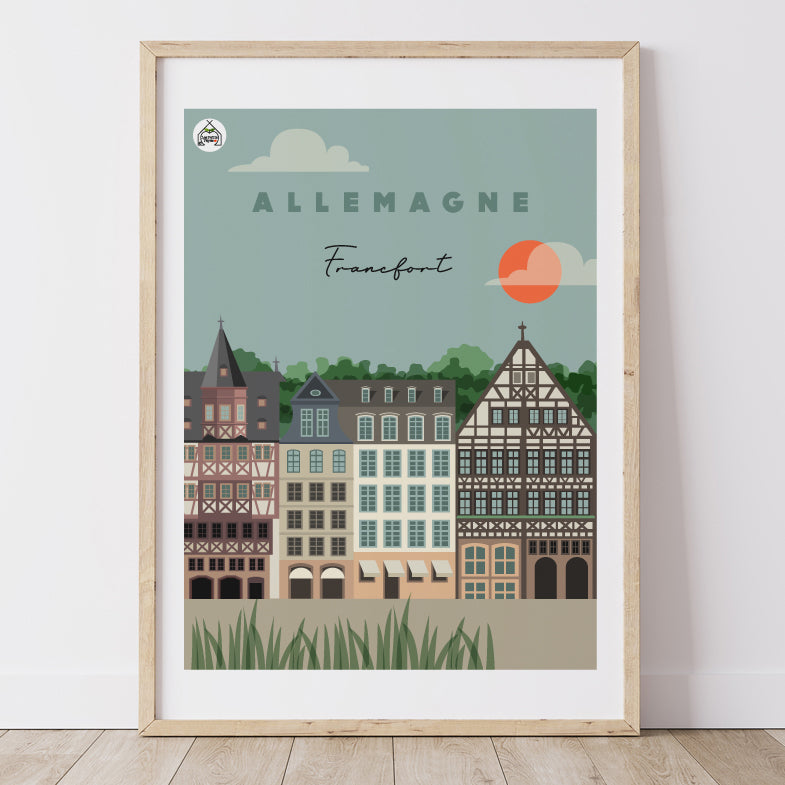 Affiche ALLEMAGNE - Francfort