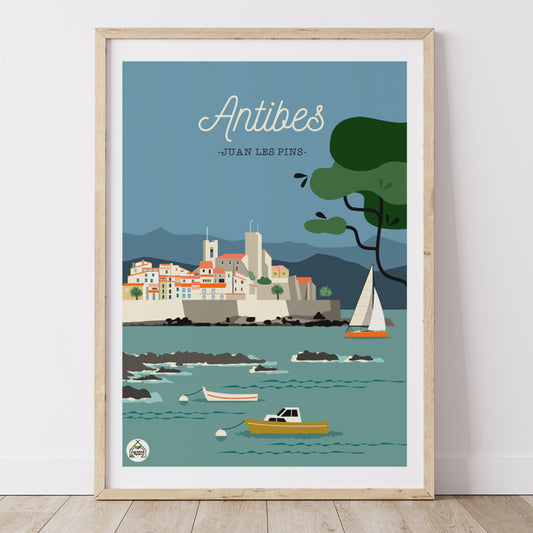 Affiche ANTIBES - Juan Les Pins