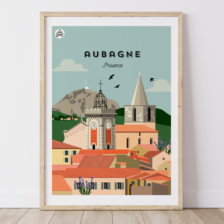 Affiche AUBAGNE - Provence