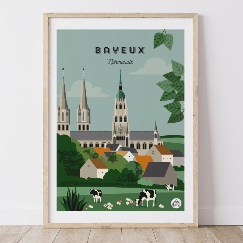 Affiche BAYEUX - Normandie