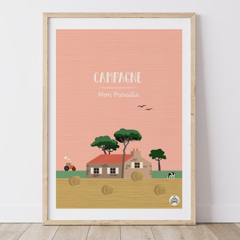 Affiche CAMPAGNE - Mon Paradis