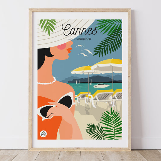Affiche CANNES - La Croisette