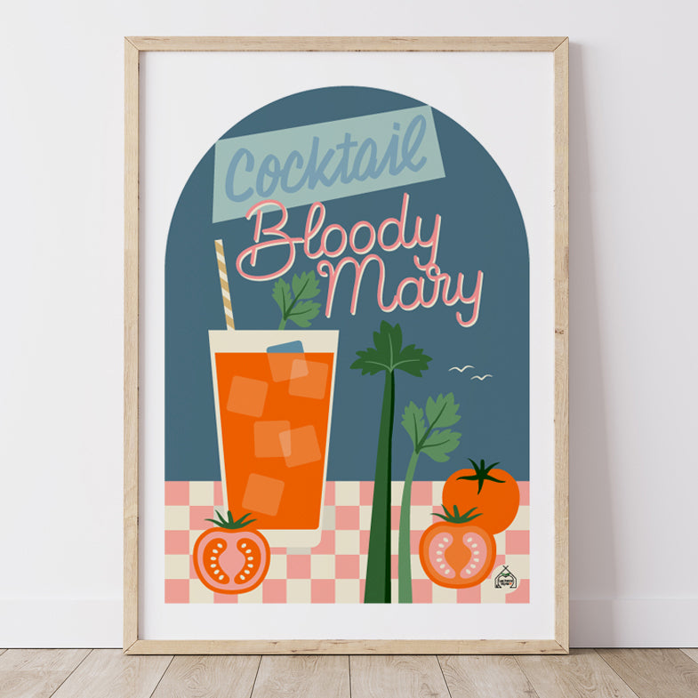 Affiche Cocktail - Bloody Mary