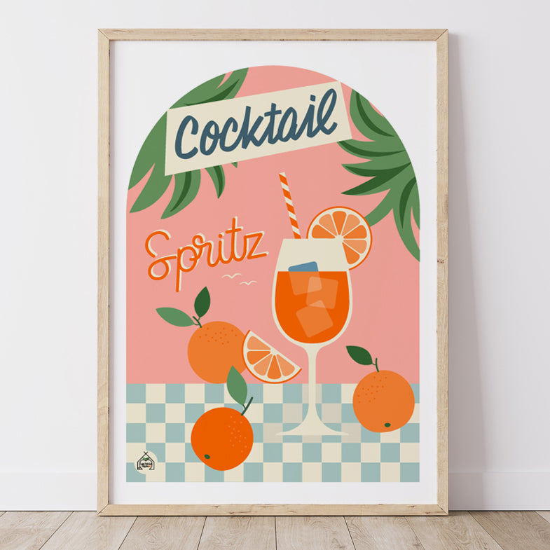 Affiche Cocktail - Spritz