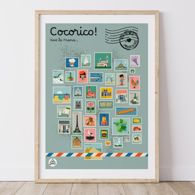Affiche FRANCE COCORICO