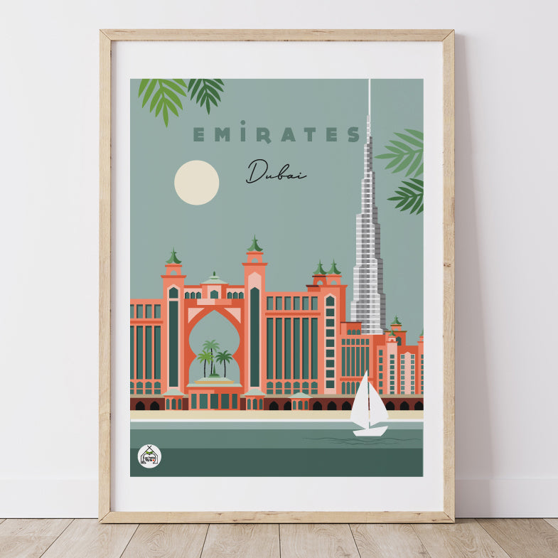 Affiche EMIRATES - Dubai