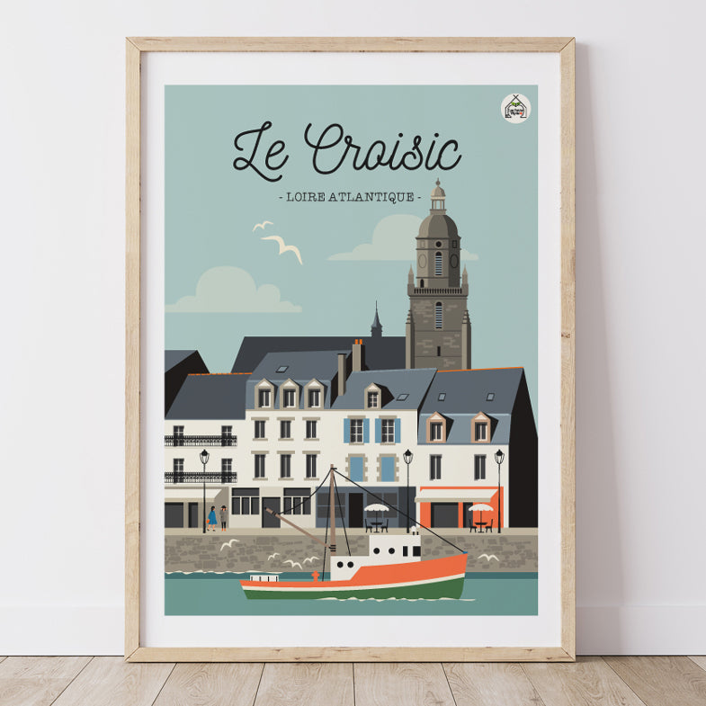 Affiche LE CROISIC - Loire Atlantique