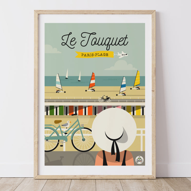 Affiche LE TOUQUET - Paris Plage