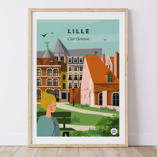 Affiche LILLE - L'îlot Comtesse