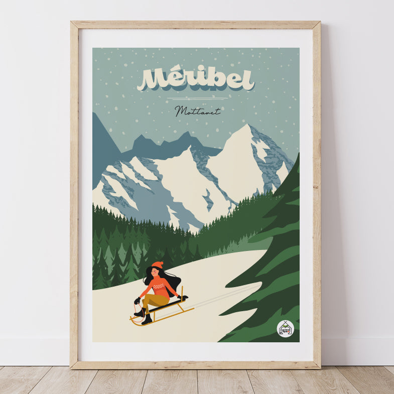 Affiche MERIBEL - Mottaret