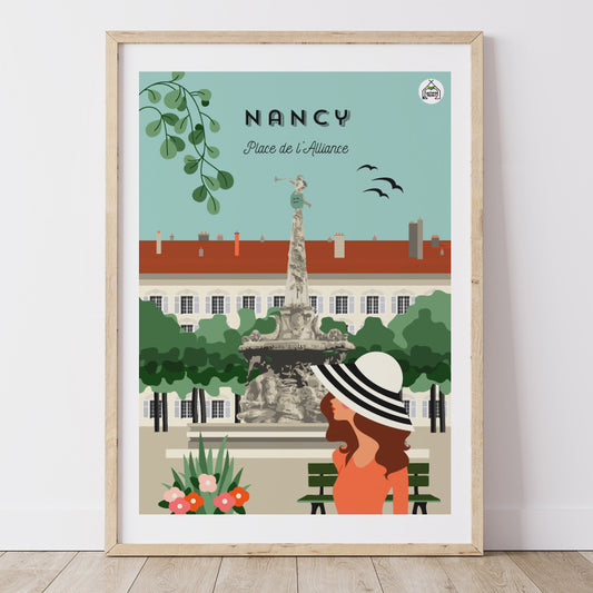 Affiche NANCY - Place de l'Alliance