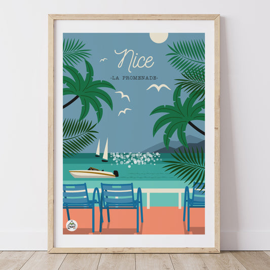 Affiche NICE- La Promenade