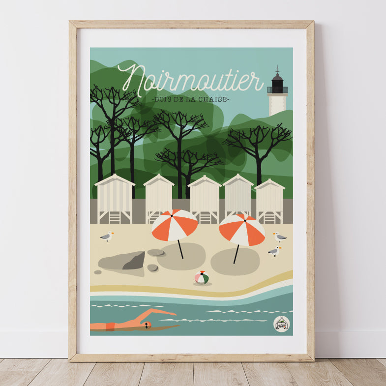 Affiche NOIRMOUTIER - Le Bois de la Chaise