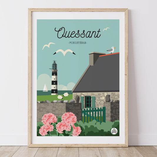 Affiche OUESSANT - Finistère
