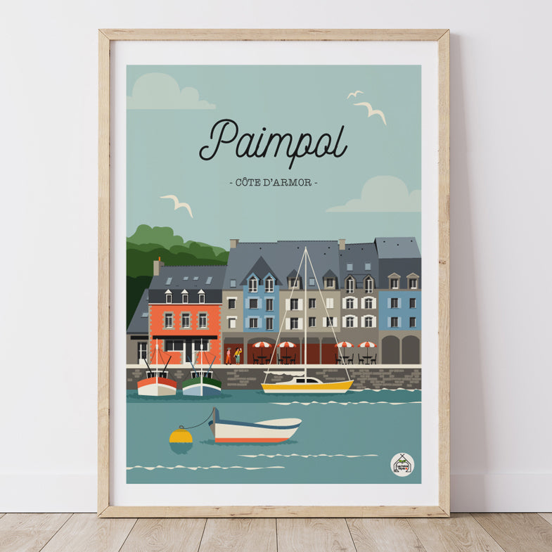 Affiche PAIMPOL - Côte d'Armor