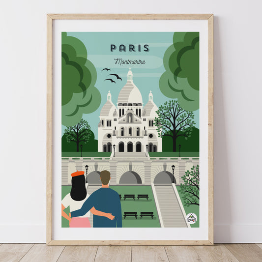 Affiche PARIS - Montmartre
