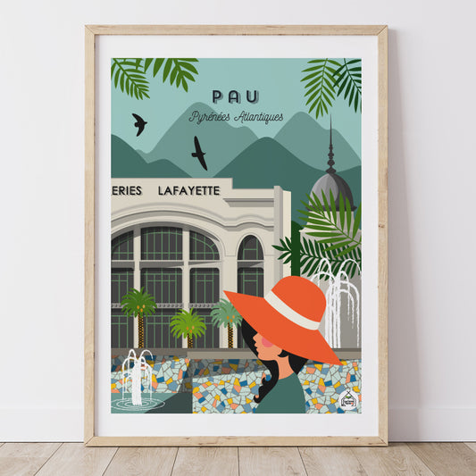 Affiche PAU - Pyrénées Atlantiques