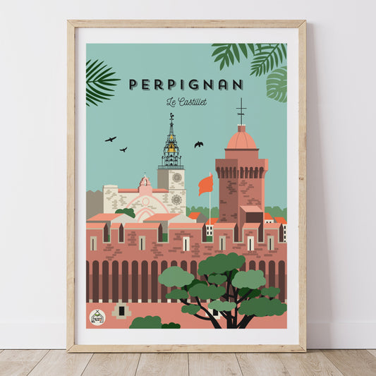 Affiche PERPIGNAN - Le Castillet