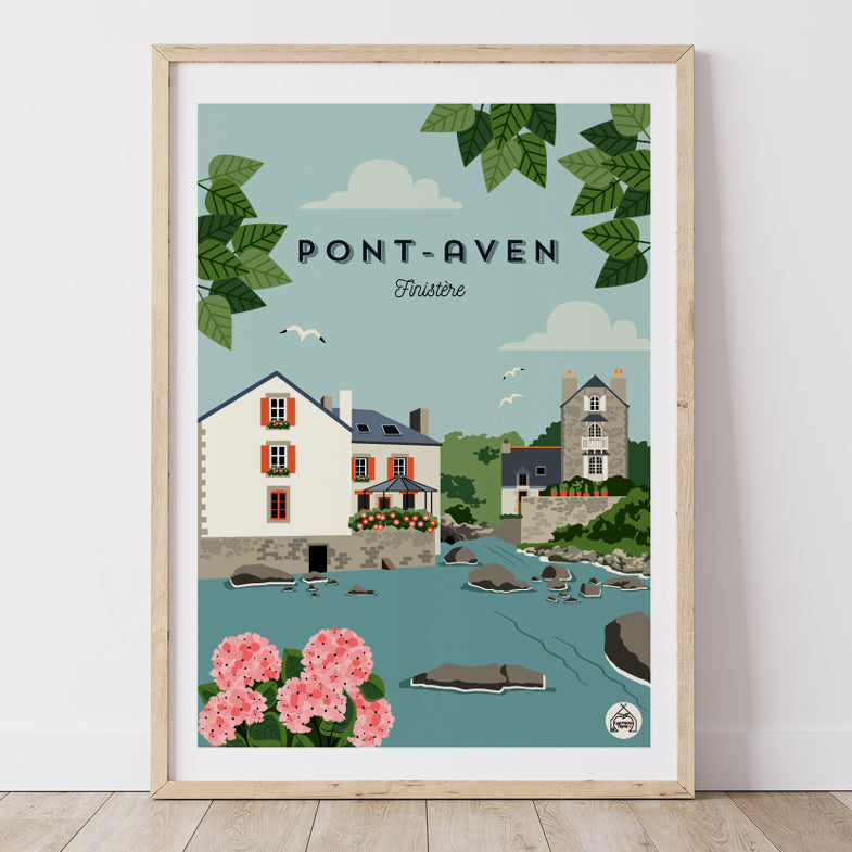 Affiche PONT-AVEN - Finistère