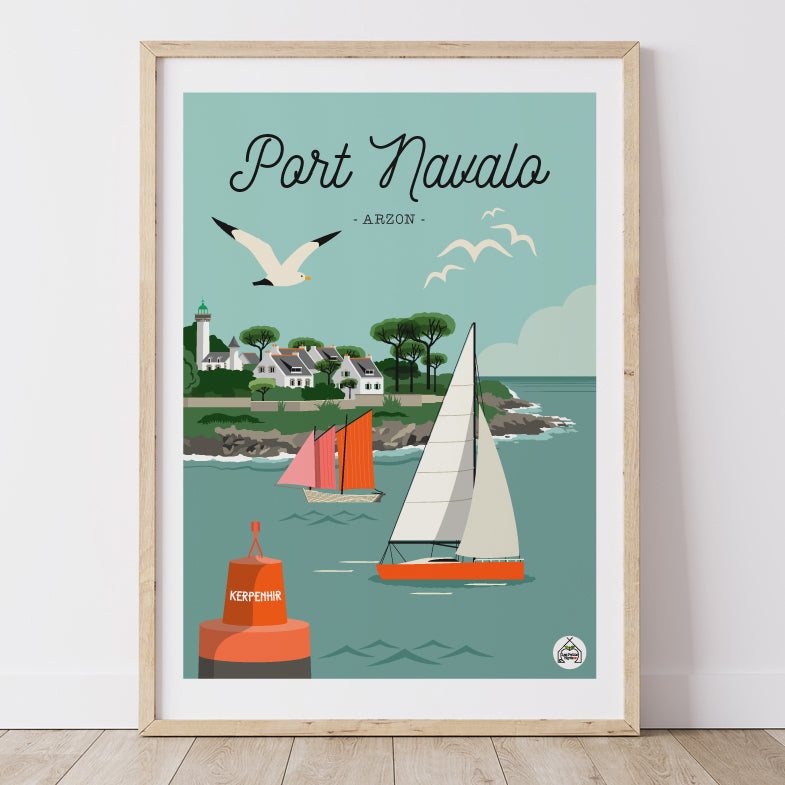 Affiche PORT NAVALO - Arzon
