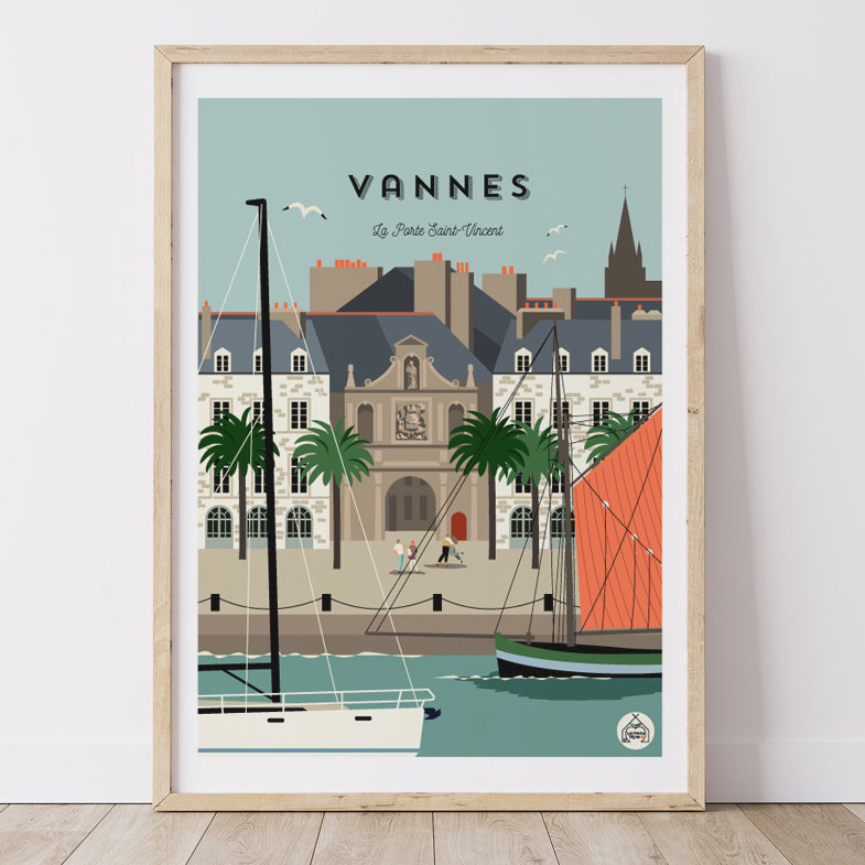 Affiche VANNES - Porte Saint-Vincent