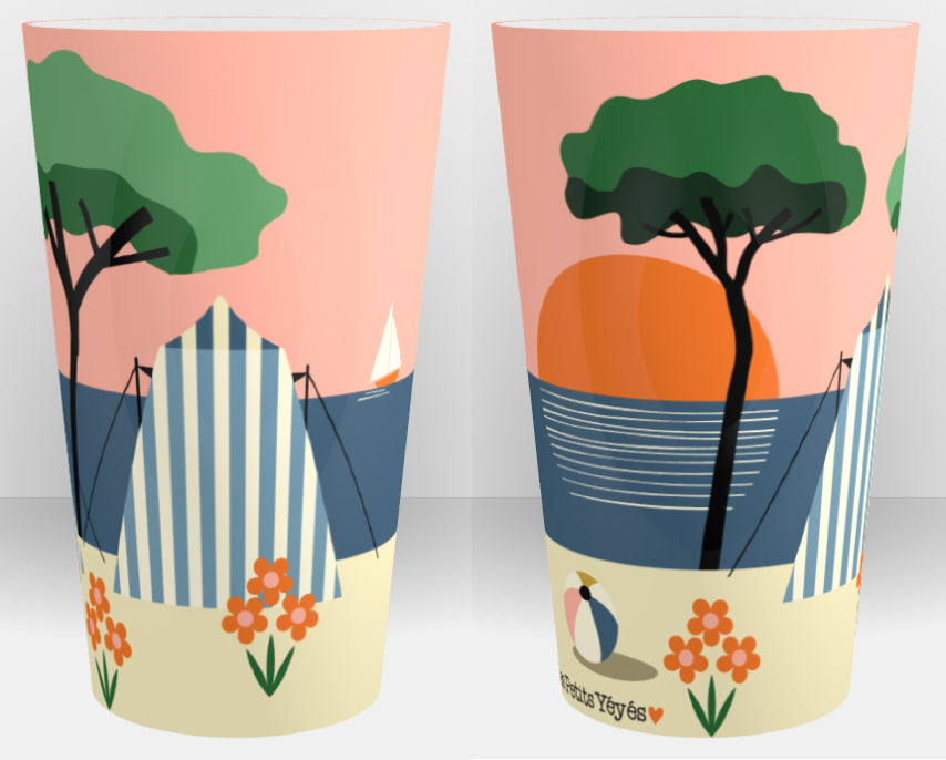 Gobelet Cabines de Plage