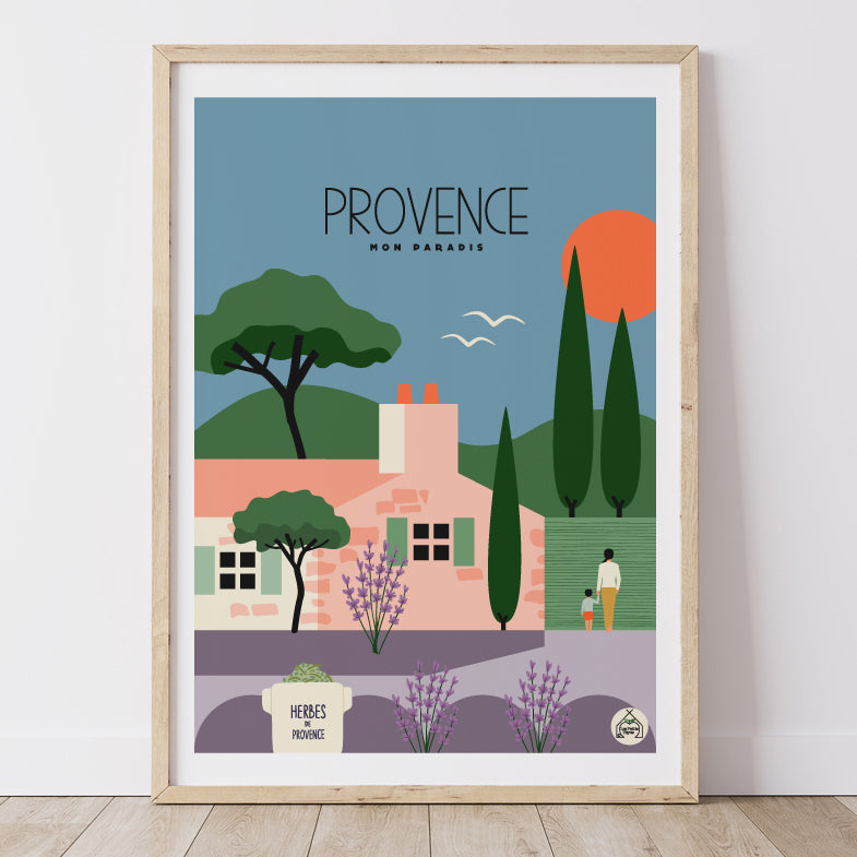 Affiche Maison Française - Provence