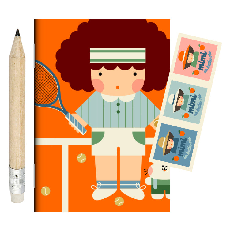 Mini papeterie Mimi fait du tennis!