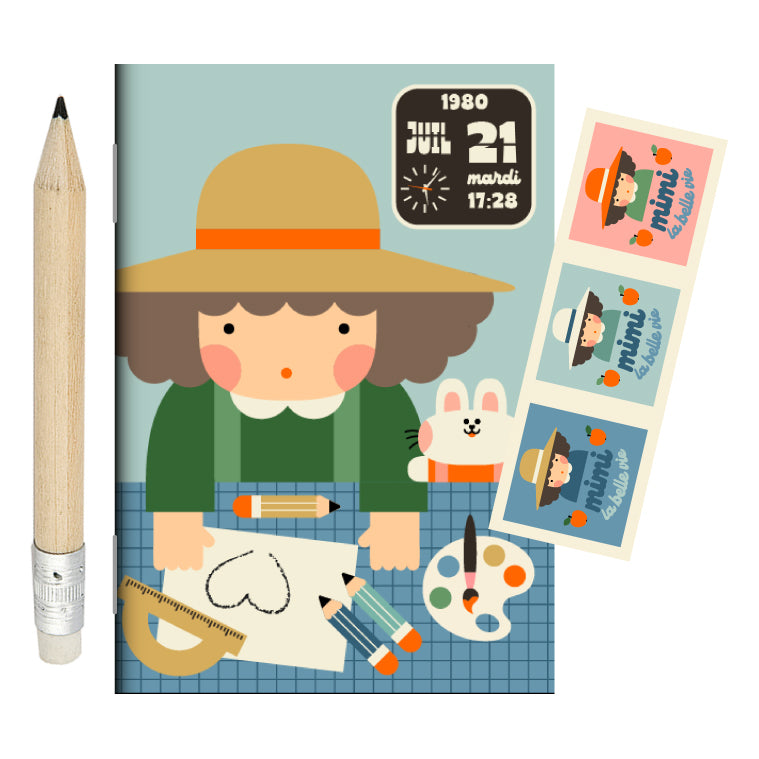 Mini papeterie Mimi fait du dessin!