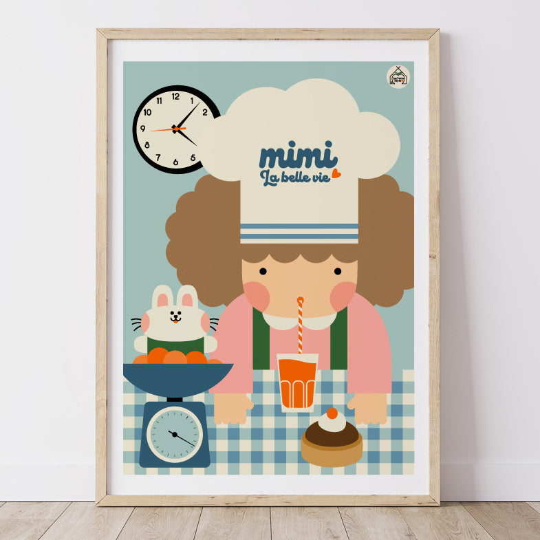 Affiche Mimi en cuisine!