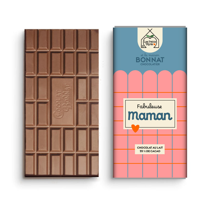 Tablette de Chocolat damier - FABULEUSE MAMAN