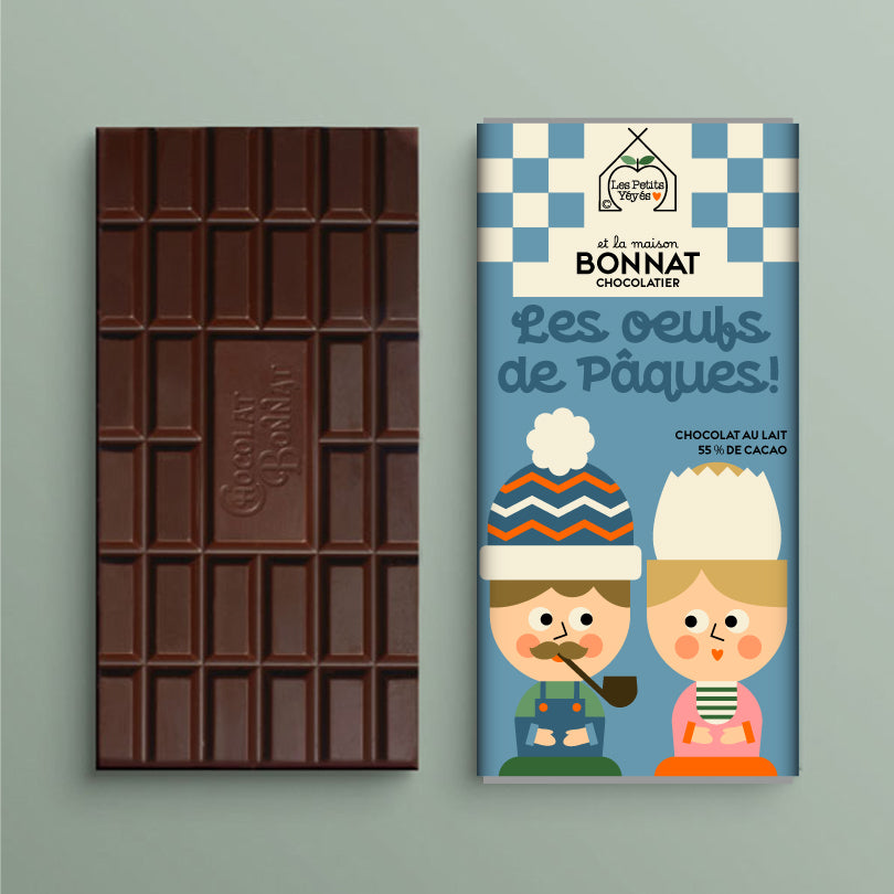 Tablette de Chocolat - LES OEUFS DE PÂQUES