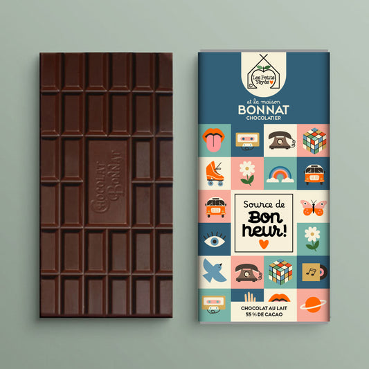 Tablette de Chocolat - SOURCE DE BONHEUR