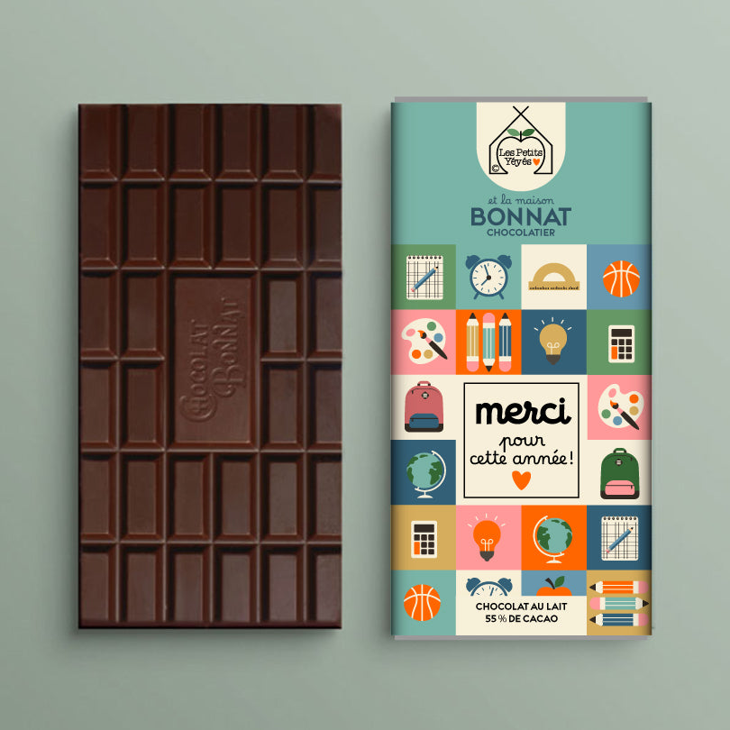 Tablette de Chocolat - MERCI POUR CETTE ANNEE