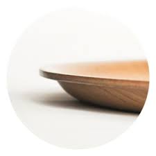 Plateau rond en Bois - CLUB GOLF