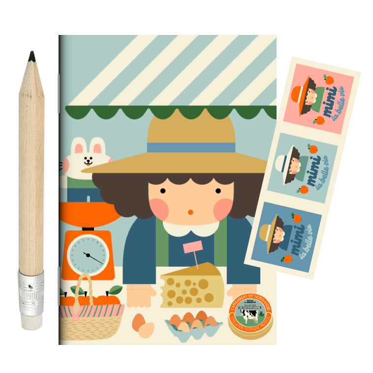 Mini papeterie Mimi fait son marché!