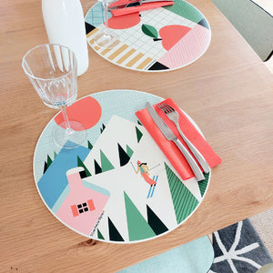 Set de Table PISTE ROUGE