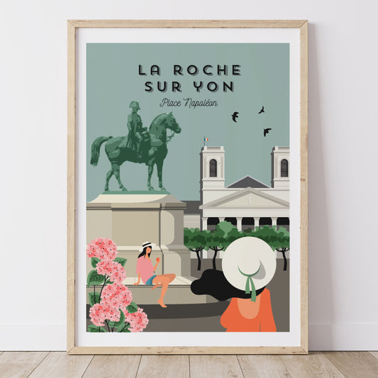 Affiche LA-ROCHE-SUR-YON - Vendée