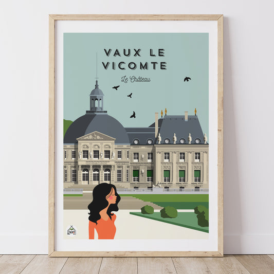 Affiche VAUX LE VICOMTE - Le Château