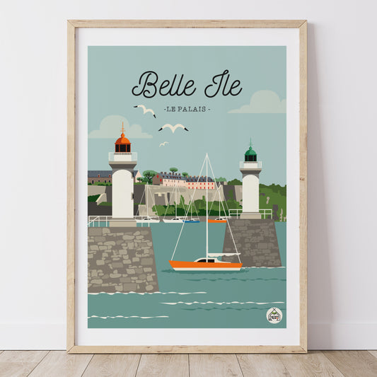 Affiche BELLE-ILE - Le Palais