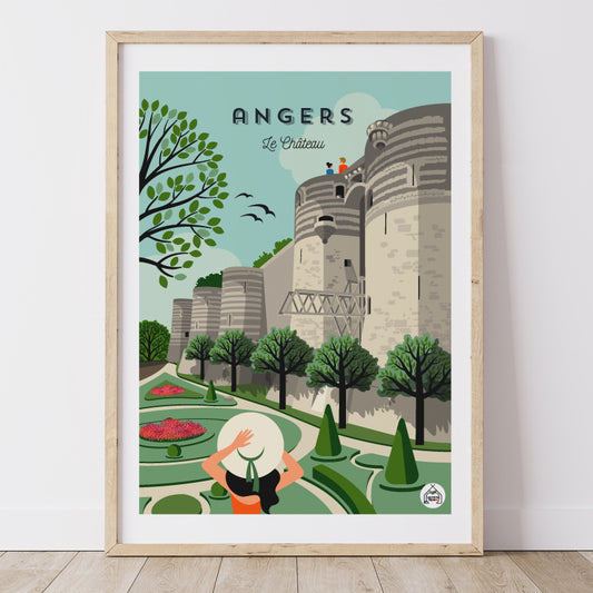 Affiche ANGERS - Le Château