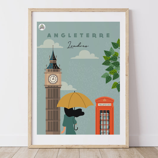 Affiche ANGLETERRE - Londres