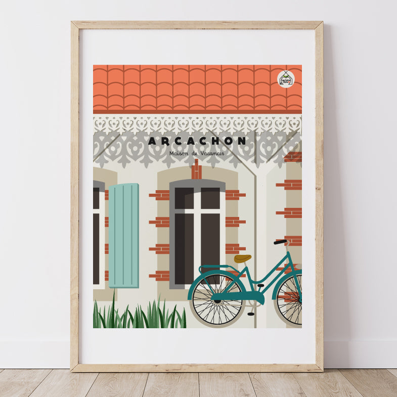 Affiche Arcachon-Maison de Vacances