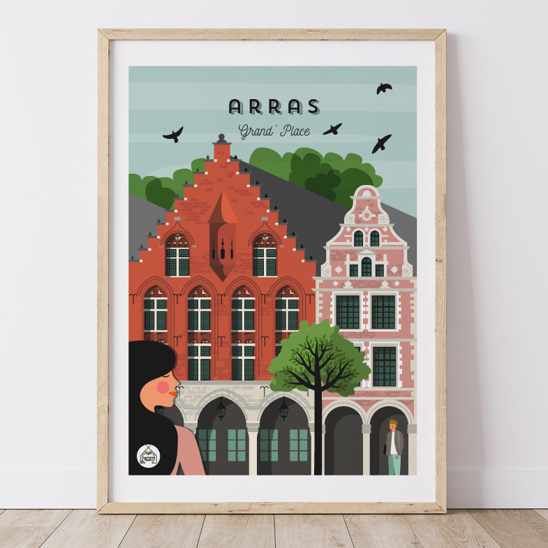 Affiche ARRAS - La Grand'Place